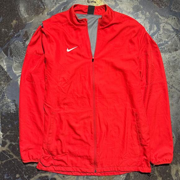 Nike Red Windbreaker Jacket – Full Zip – Size XL - Picture 1 of 5